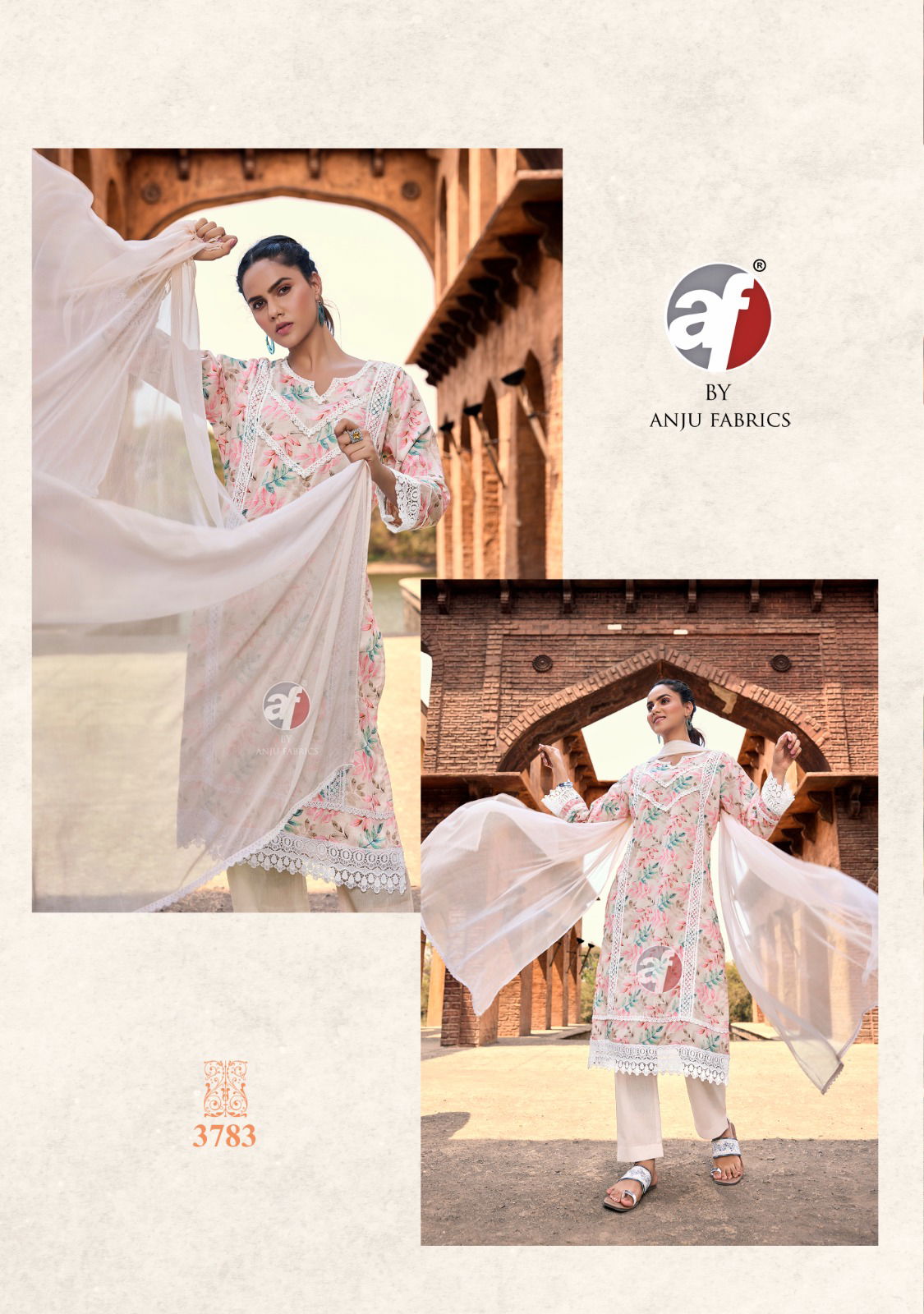 Sakhi Re Vol 2 By Af Linen Cotton Printed Plus Size Kurti With Bottom Dupatta Wholesale Market In Surat